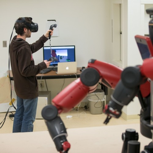 Man Using VR Headset