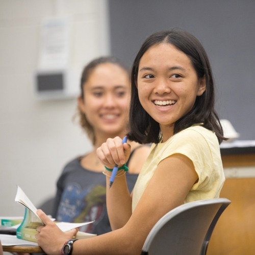 Student in First Reading class